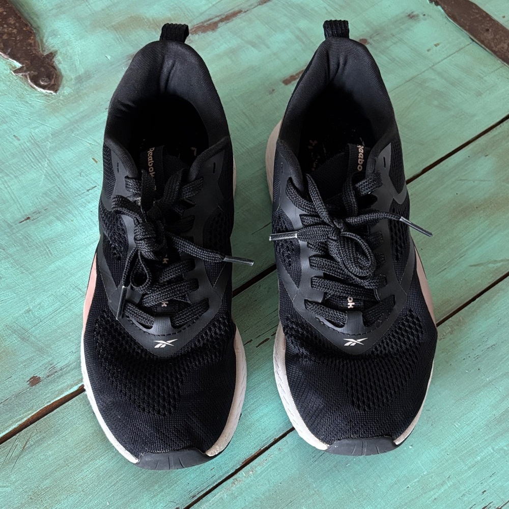 Reebok Black Athletic Sneakers